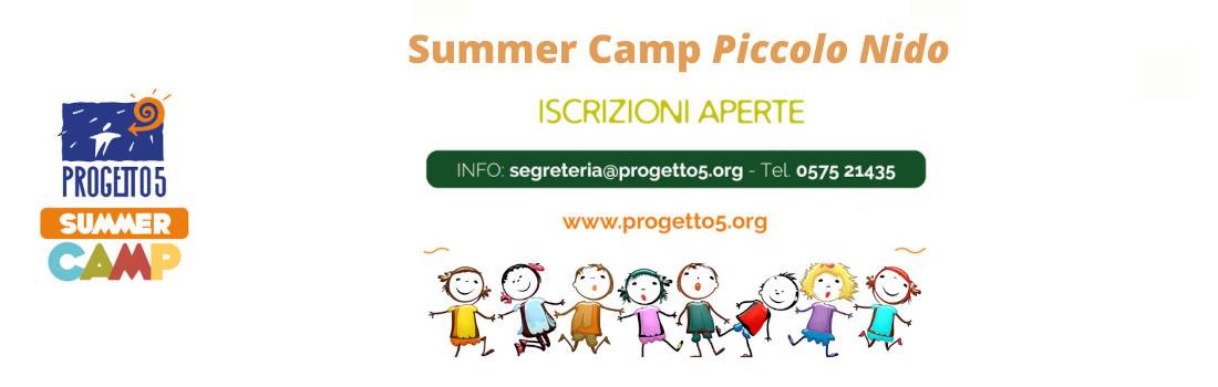 Iscrizioni Summer camp Piccolo Nido